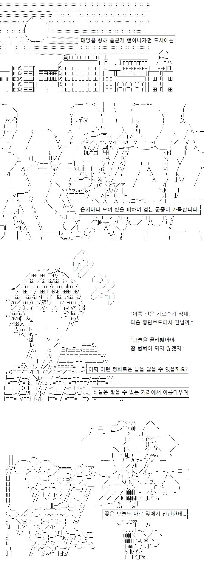 자경단은 오늘도 열심히 토벌 활동에 한참입니다. 이 도시에 군대가 주둔하지 않고도 치안을 유지할 수 있게 된다면, 이 도시는 치안을 빌미로 한