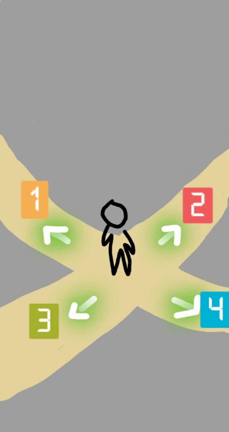 어느 길로 갈까요? ▷1 ▷2 ▷3 ▷4 >>45