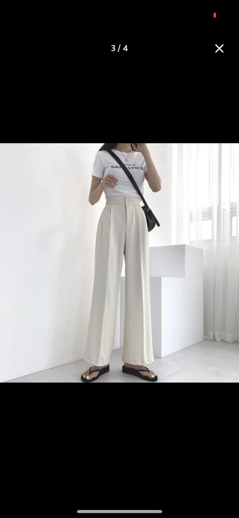 아이보리 슬랙스에 무늬X 흰색티랑 아니면 조금 스타일이 그렇긴 한데 요 가디건에 슬랙스 같은 검정바지도 있어 아니면 무난하게 타미힐피거 흰색 티