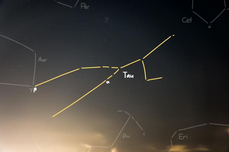 이번 사진은 뭔가 색감이 마음에 드는걸! 오늘의 별자리는 황소자리! (Taurus/Tau) 황도 12궁 중 하나로 알파성인 '알데바란'이 매우 