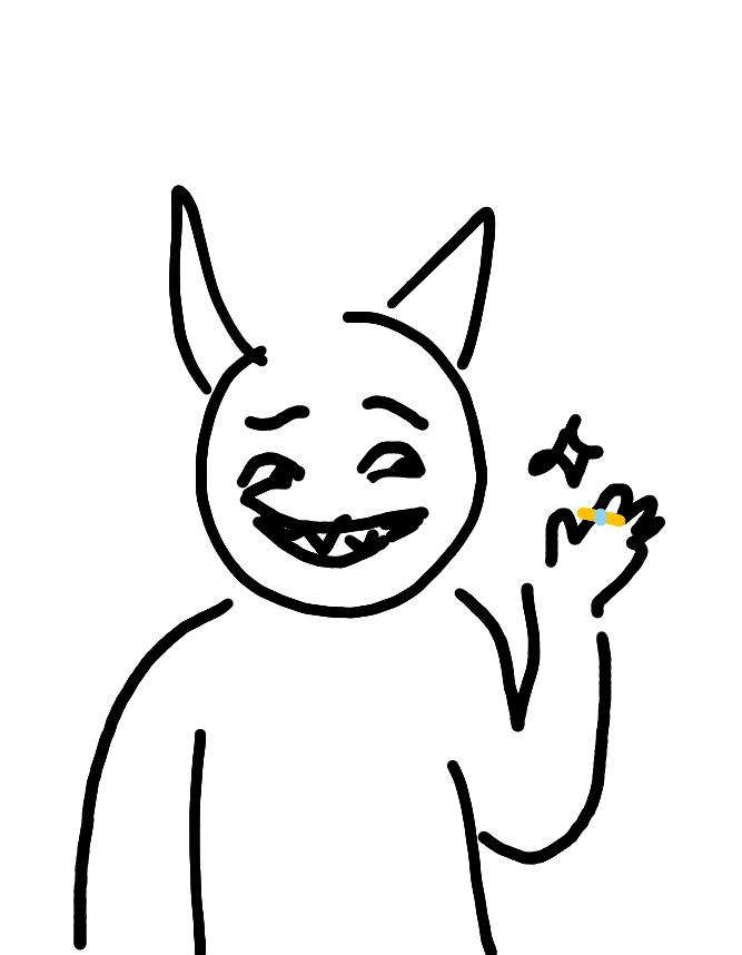 악마:깔깔! 이 반지를 주웠지 뭐야~어서 계약하지 그래? ▷계약하기 ▷안 하기 >>107