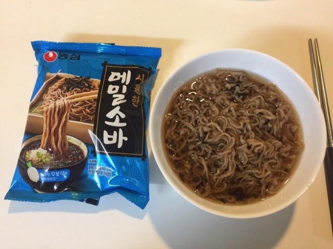 농심 메밀소바 리뷰해줘!
