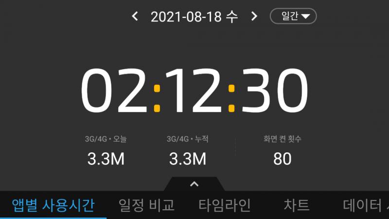 공부 다 했다! 폰도 확실히 잠궈두니까 사용 시간도 확 줄었어!