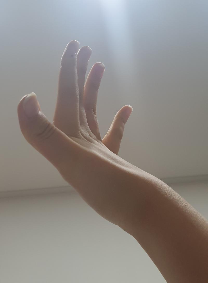오른손