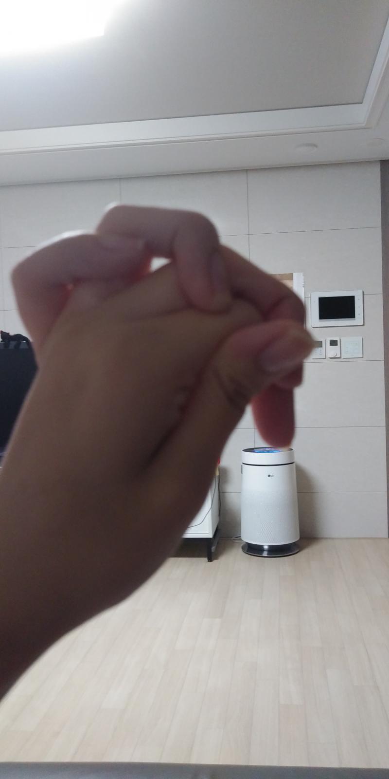 ㅇ ㅣ런건 되는데 손 뒤로 꺾는건 반댓손으로 꾹 누르지 않으면 쪼금밖에 안 꺾여.. 레주 손 되게 신기하다 ㅋㅋㅋㅋㅋㅋ