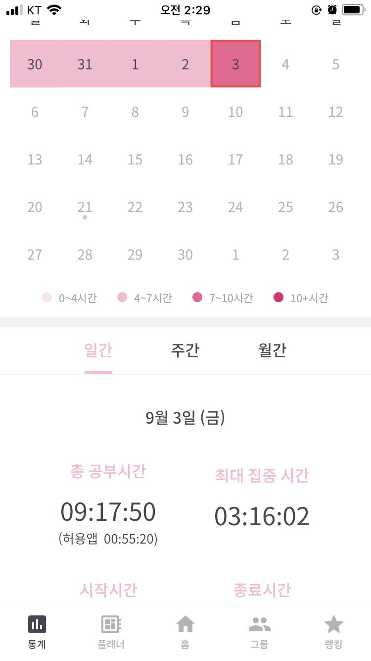 게다가 허용앱 시간도 어제보다 줄었어...
