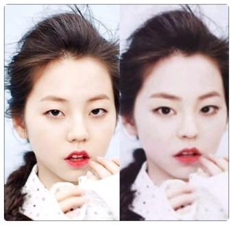 시우민-소희 사진 합성한거 퍼온거야!!