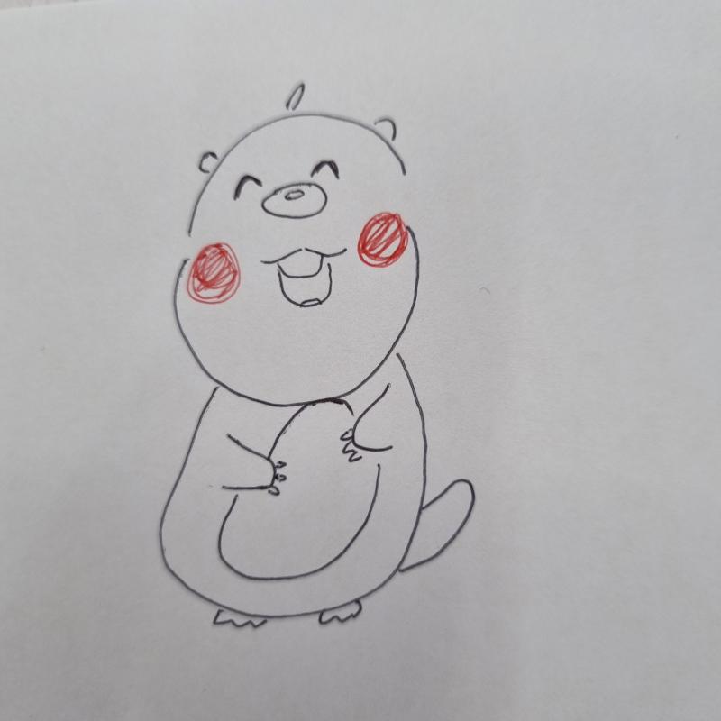 추석때 한바탕 잘먹고 만족한 루피.. 투턱은 의도하지않은거라고ㅠㅜㅜㅜㅠ