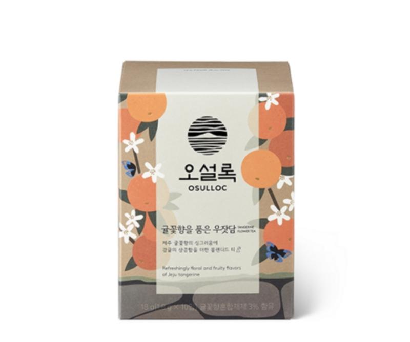오설록 귤꽃을 담은 어쩌구 저쩌구.. 이거 내가 제일 좋아하는 학원 조교쌤한테 받은건데 진짜 오설록은 향이 최고야 딱 티백까자마자 귤꽃향이 짱이