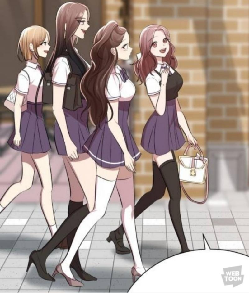 얘네 교복 뭐임... 가터벨트에 크롭; ㅅㅂ 어느 고딩이 명품백 들고 등교해요