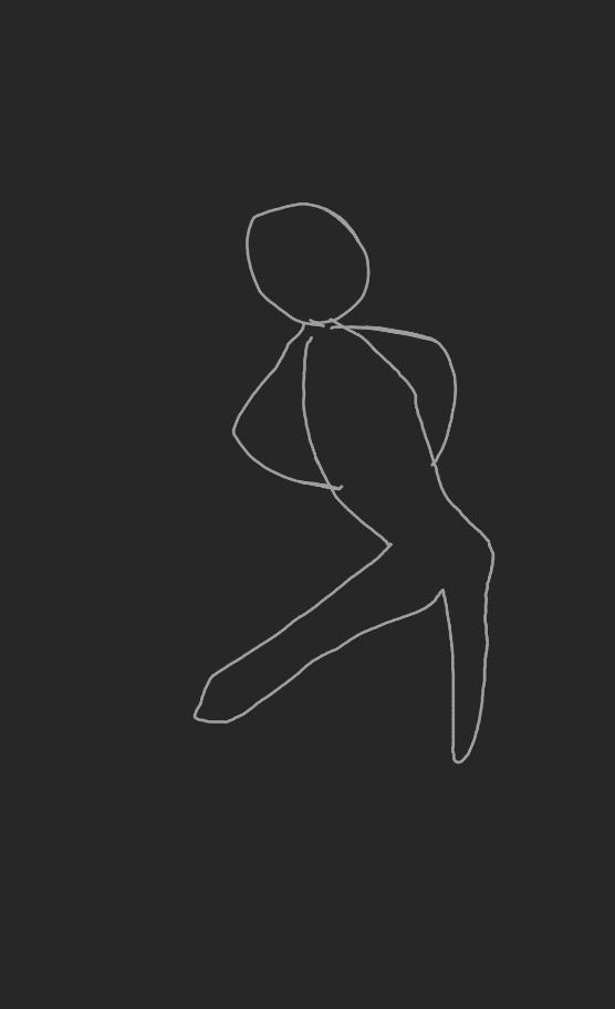 아니 보통 짝다리 반대다리 무릎 굽히지 않냐? 이분 개 뻣뻣하게 엉덩이 쭉 내밀고 계셔