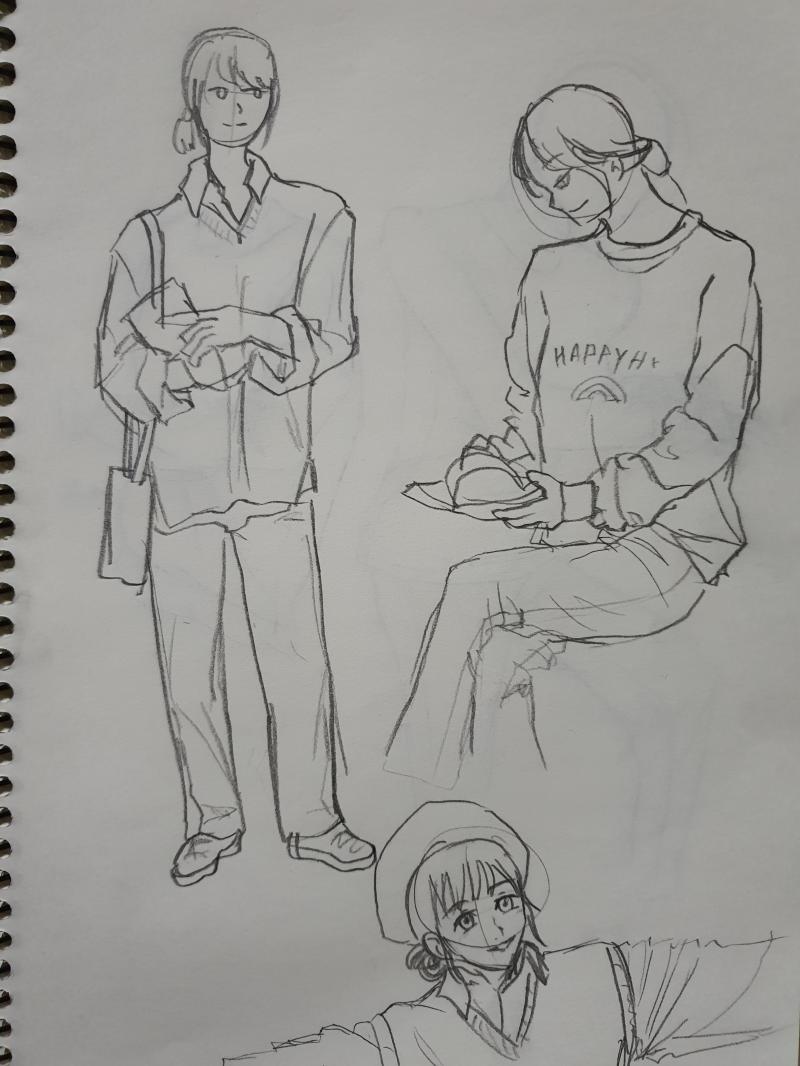 사람 따라그리기