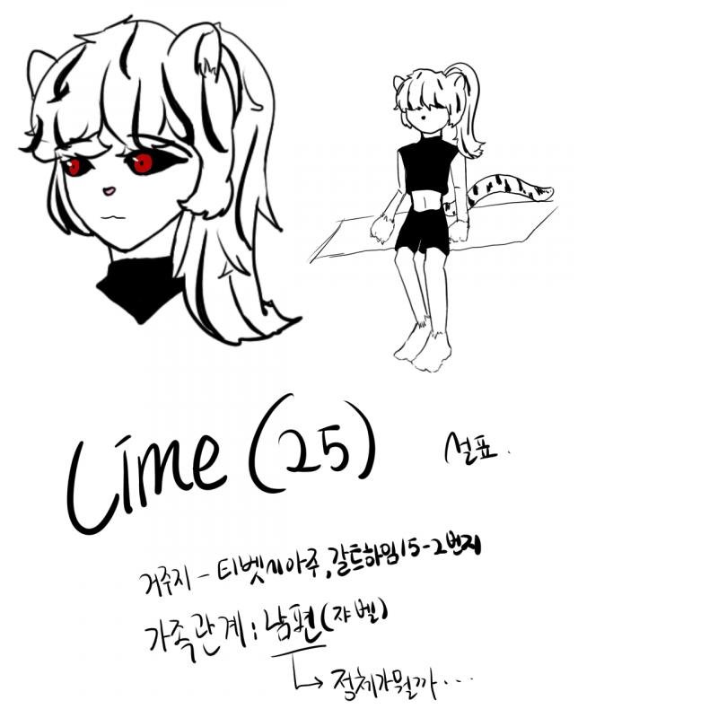 이쯤에서 그려와본 등장인물들