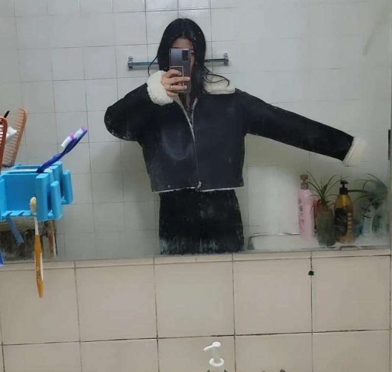 지퍼 안 잠궈논 거 / 무서워서 내려옴