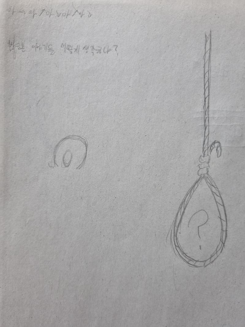 이런 페이지도 간혹가다 있어 짤막한 글이랑 그림만 있고 나머진 공백인거