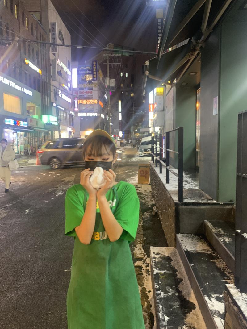 1/18 마감끝..서브웨이 아보카도랑 함께한 사진