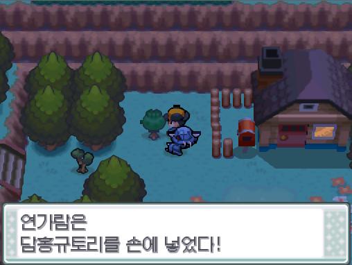 그리고 연가람은 드디어 포켓몬 할아버지의 집에 도착했다. 포켓몬 할아버지의 집 옆에 규토리 나무가 있길래 담홍규토리를 수확했다. 포켓몬 할아버지