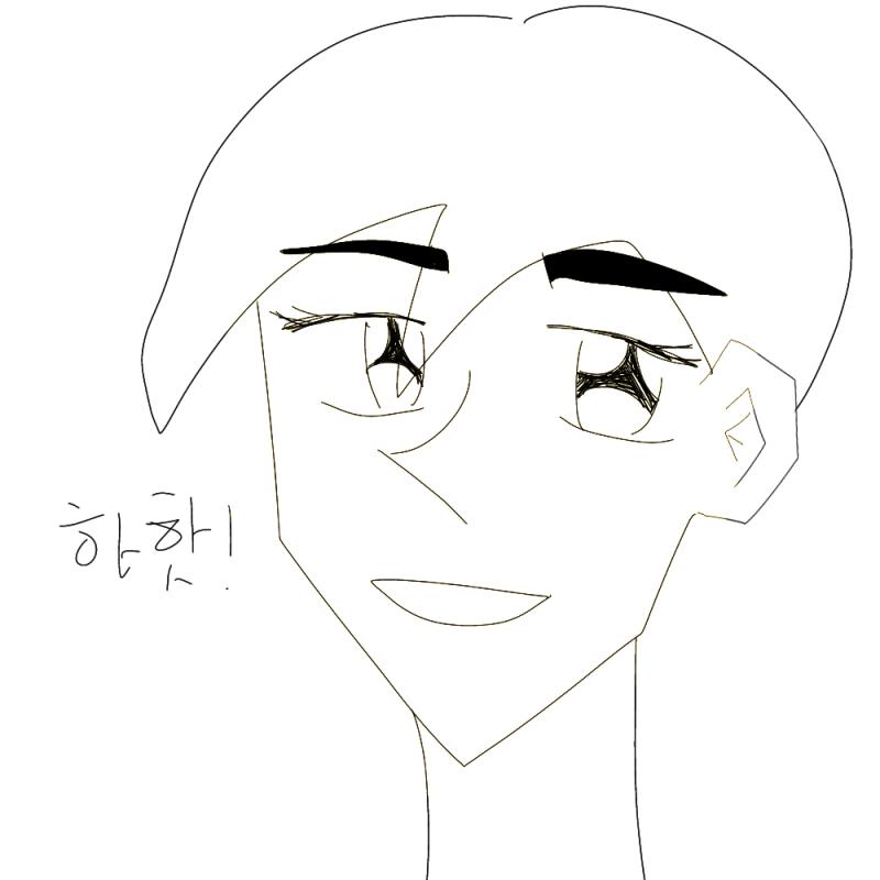 급하게 그려왔다! 채색은 색을 몰라서..