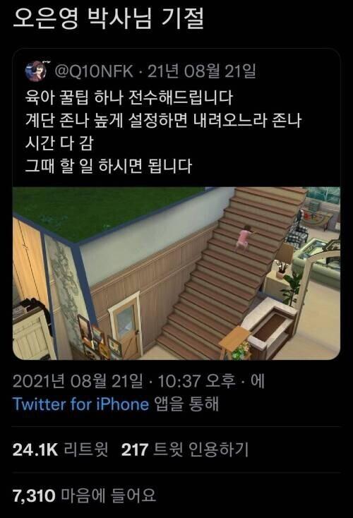 오은영박사님이 기절하는 육아꿀팁