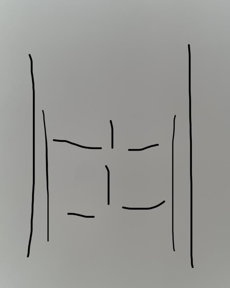 최대한비슷하게그려봤는데 뱃살이 이렇게생김 복근처럼 딱딱하지도않고 걍 말랑해 힘주면 딱딱할수도있겠지만.. 그리고 난 남자도아니고 여잔데ㅠ