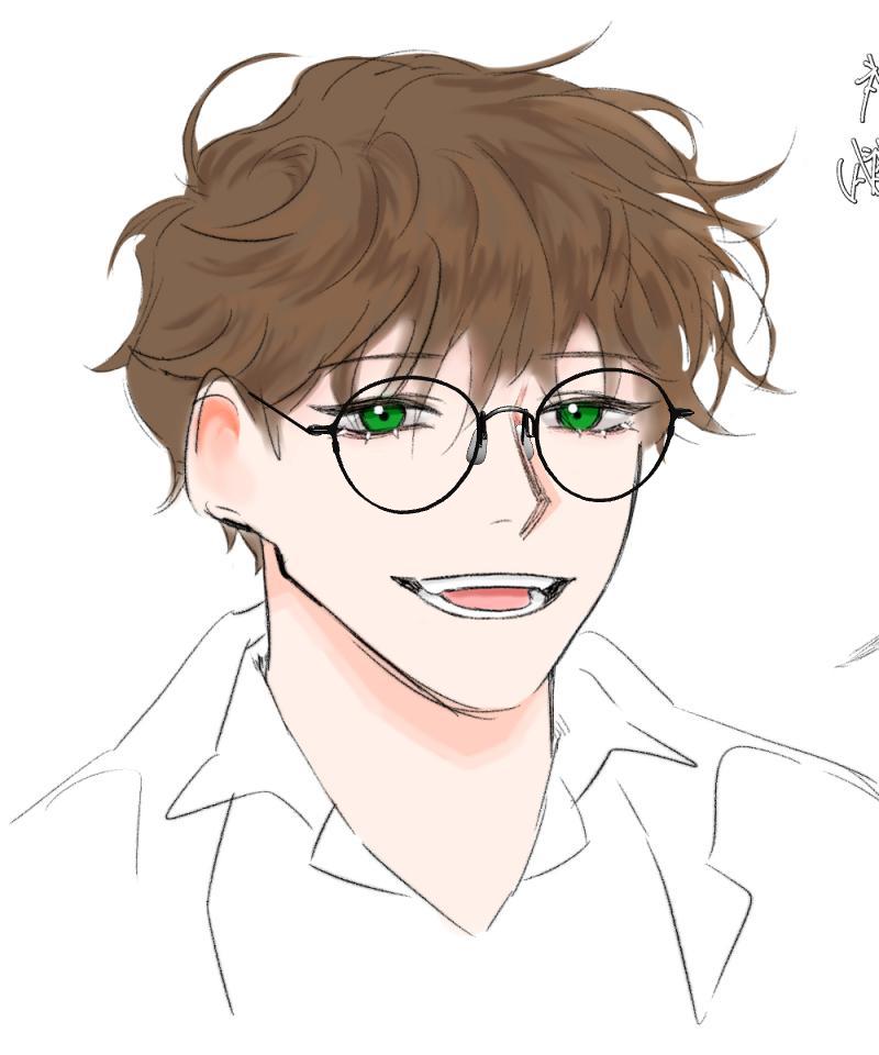 안경 먹고 싶다~ 했더니 님 캐한테 씌워보세요 소리 들어서 씌워봤는데ㅋㅋㅋㅋ 제법ㅋㅋ 그럴싸하게 맛있네... 어이없다
