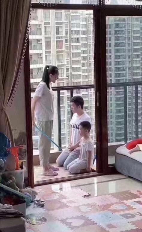 아들 감싸주다가 같이 혼나는 중