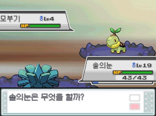 아리아드네 교대! 돌아와! 가랏! 솔의눈! 수행자 묵연은 모부기를 내보냈다! 솔의눈은 무엇을 할까? >>378 싸운다: 박치기15/HP회복10/
