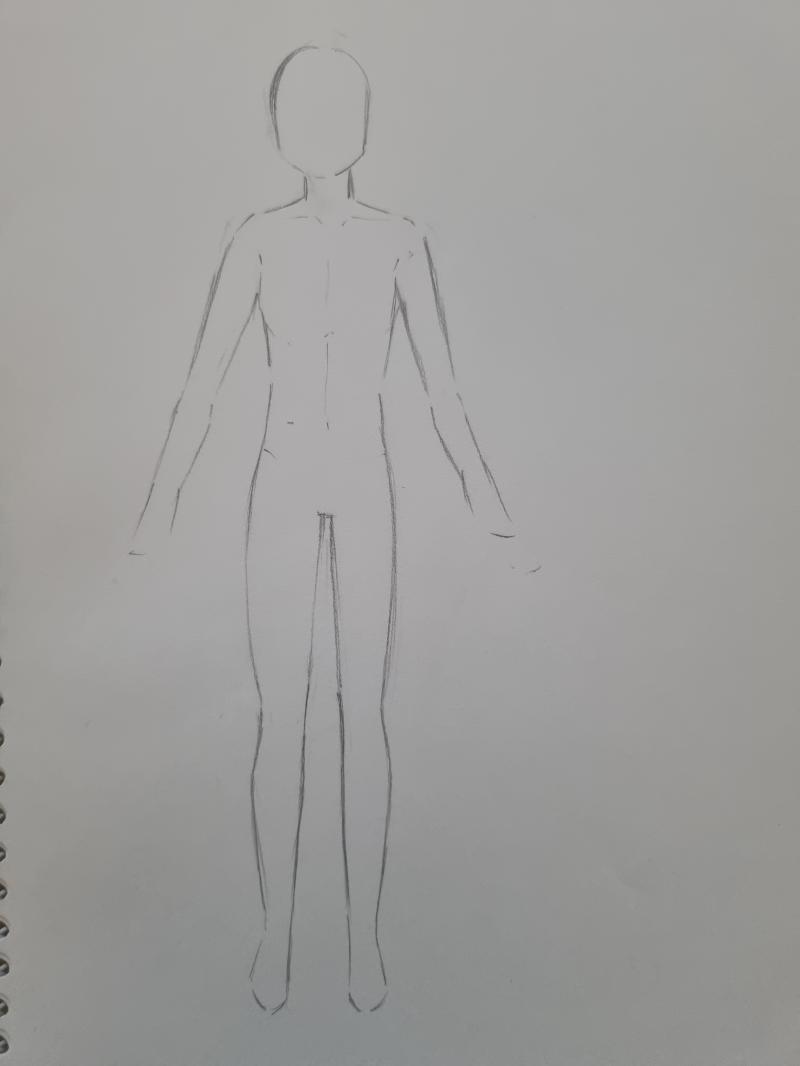 일단 체형부터 그려왔다! 그냥 캐디를 먼저 하고 그림을 나중에 그리는게 나을 것 같아 상의 >>26 하의 >>27 겉옷 유무 (있다면 무슨 옷인
