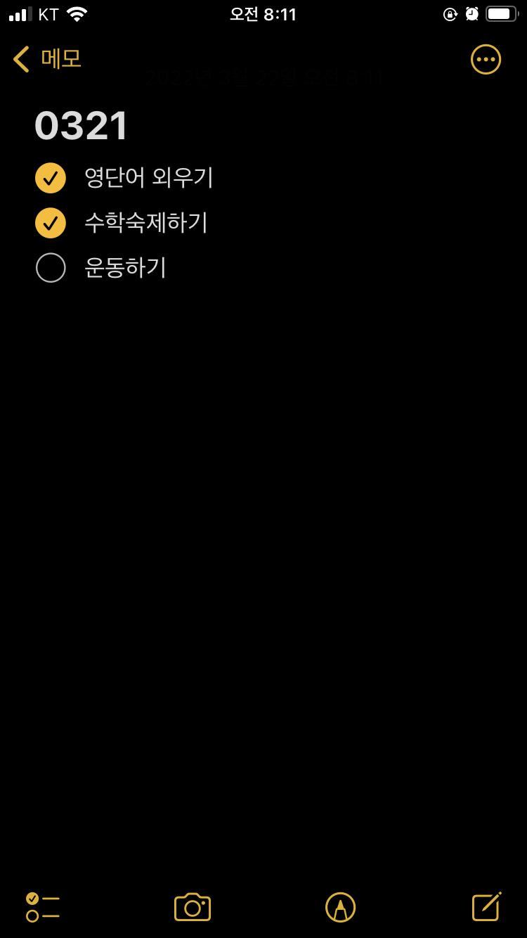 님운동 언제할거예요
