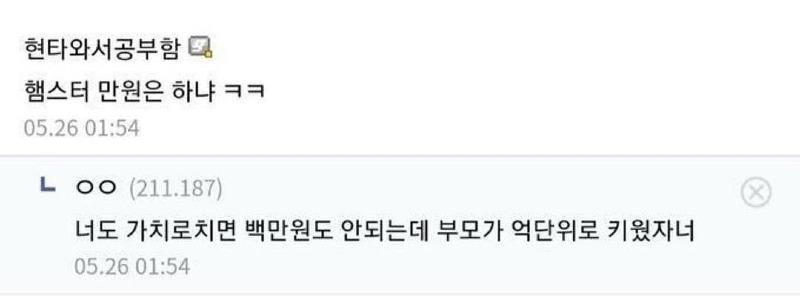 햄스터 치료비 47만원