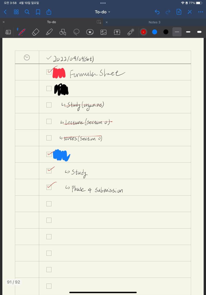 새벽 4시. 개노답 ㅎㅎ.... 내일 할 일: Calculus: - 문제풀이 (필수!) DM: - 공부 (개념정리) (필수!) MC: - Exa