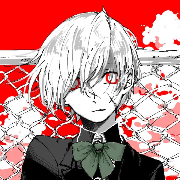 https://picrew.me/image_maker/540515 가공 가능이길래 냅다 흉터 추가하고 넥타이 색만 넣어줌... 겜도 너도 흥하자