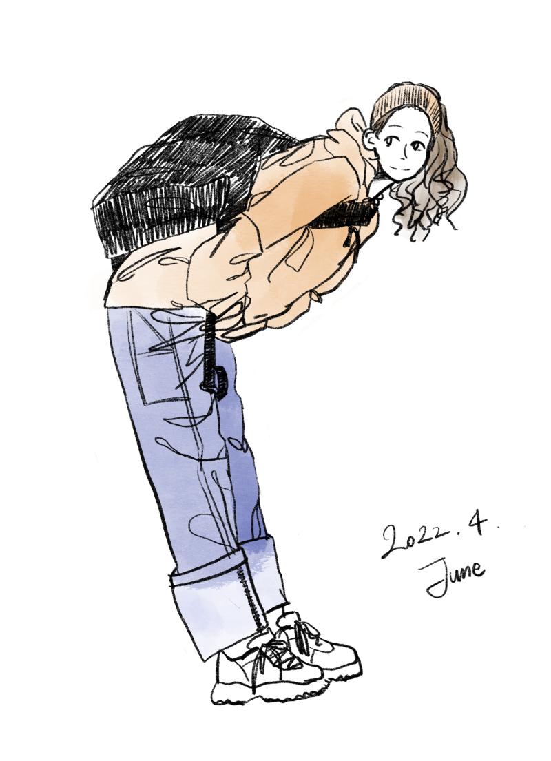 이건 오늘 그린 것 색칠을 하는 게 구아슈 툴을 사용했는데 어제 것보다 이게 나은 것 같다는 생각 익숙해질 때까지 여러 시도들을 해보는 게 좋지