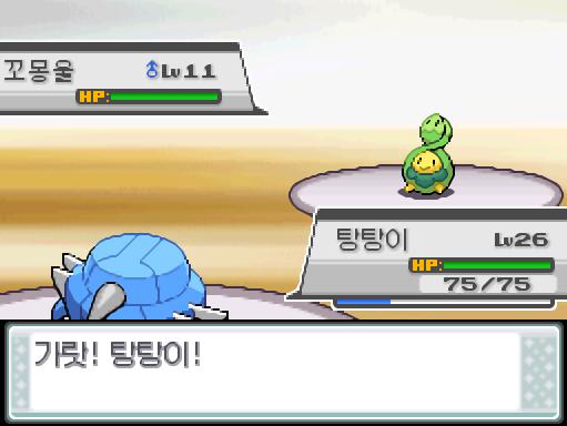도라지체육관에서 트레이너와 배틀할 수 있는 횟수 최대 2회/현재 1회 (특별한 트레이너 제외) 새 조련사 소룡이 승부를 걸어왔다. 새 조련사 소