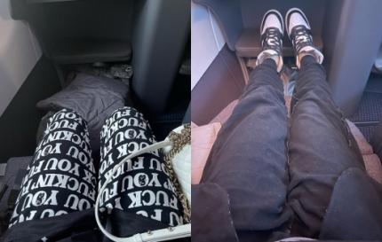 바지는 요거 >>1 FUCK YOU 적힌 바지라는데.... 해외 살던 레더 있으면 혹시 본문이랑 어떤지 너무 궁금하다