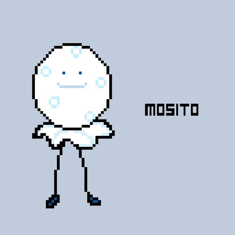 • 모시토(Mosito) 타입:물 흰색 바탕에 파스텔톤 무늬를 가진 풍선처럼 생겼다. 무늬는 개체차가 존재한다. 몸통 끄트머리에 기다란 촉수가