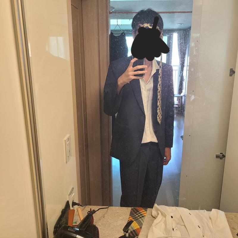 아부지 옷 훔쳐입기 쪼렙
