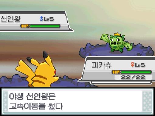 야생 선인왕은 고속이동을 썼다 야생 선인왕의 스피드가 크게 올라갔다! 피카츄의 눈사태! 효과가 굉장했다! 피카츄는 무엇을 할까? >>571 싸운