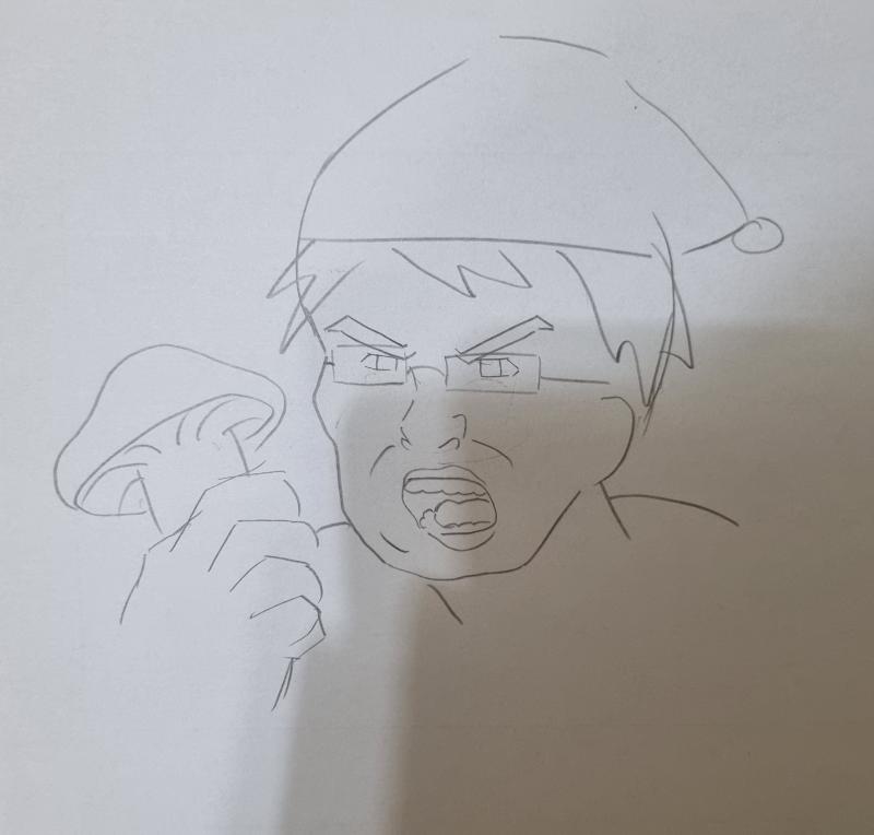 왜곡된 나의 꼬마버섯을 발견한 모습의 사진(첫번째 사진)이 유포되고 있길래 나의 그 때의 모습(두번째 사진)을 정확히 묘사해 올린다 난장. 조작