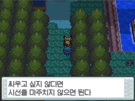 승부가 끝난 후 연가람은 피카츄에게 말을 걸어보았다. 피카츄는 기뻐서 부끄러워하고 있다! 연가람은 고광에게 말을 걸었다. "싸우고 싶지 않다면