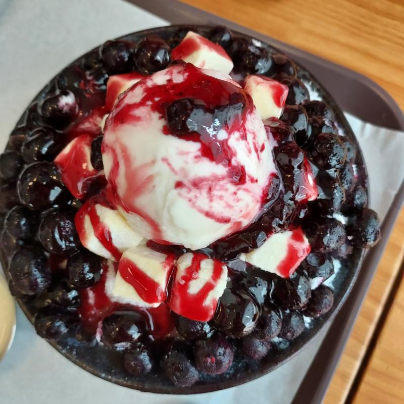 블루베리치즈설빙