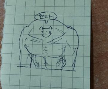 친구가 그려준 안아.