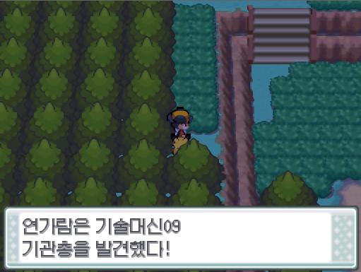 연가람은 32번 도로에서 기술머신09 기관총을 발견했다. 아쉽게도 연가람이 데리고 있는 포켓몬 중에 기관총을 배울 수 있는 포켓몬이 없다. 연가