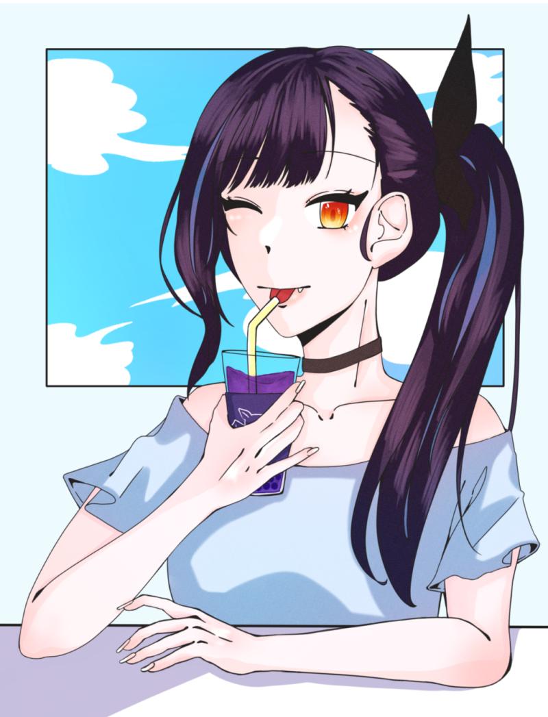 그림 올릴때 매번 사이즈 줄이는것도 일이구나... 이세계 아이돌 릴파님이야. 요즘 내가 제일 좋아하는 사람 그래서 본받고싶은 사람?