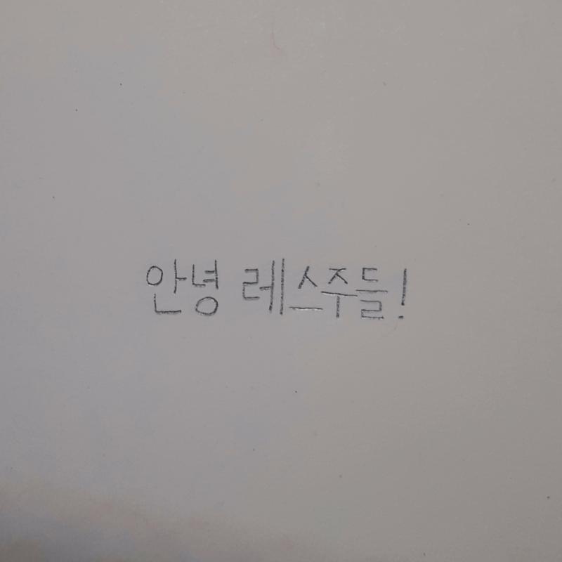 글씨체 두 개야