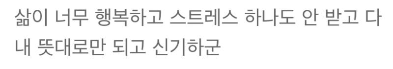 이윤 없고 기분이 좋아 친구가 저 말 할 때는 이해 못 했는데 이룬 건 없어도 적당한 벡터라는 생각이 드니까 행복해 침착맨 효과인가..? 감사하