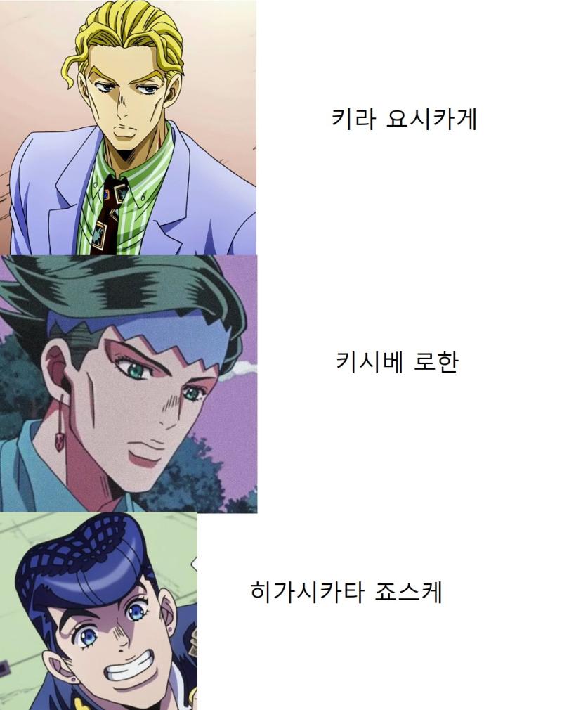 죠죠 4부까지 좋아하는 애들만 모아놓음 편집 구린 거 ㅈㅅ 죠타로가 최애라서 특별히 두 개 집어넣음