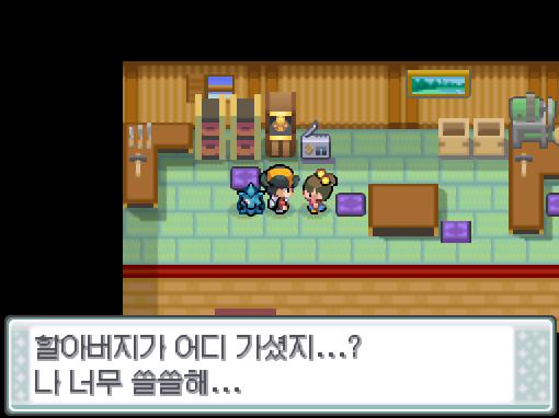 집 안에는 강집 할아버지로 보이는 할아버지와 손녀로 보이는 한 아이가 있었다. 아이가 슬퍼하길래 말을 걸어보았다. "야돈이 사라져버렸어... 어