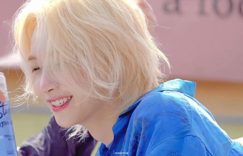 4. 윤정한 예나선정 금발/장발이 제일 잘 어울리는 아이돌... 미쳣음 짐짜 ㄹㅇ로 짱이야 정말 그냥 장발도 어울리는데 중단발? 길이+5대5 가