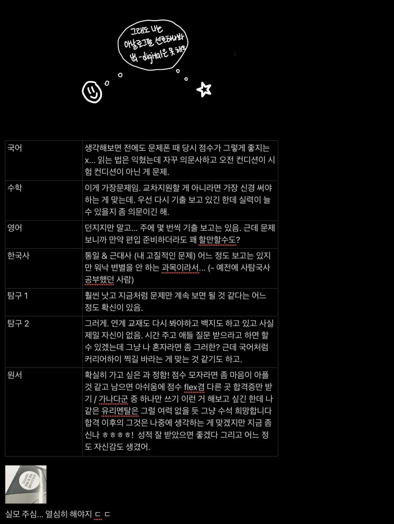 정말 이상하리만치 이 자리에 앉으면 할 말이 생김... 아무튼 새 판때기로 쓰는 첫 일기 1. 종이필름 속삭수삭거려서 조금 부담스러워 2. 어제